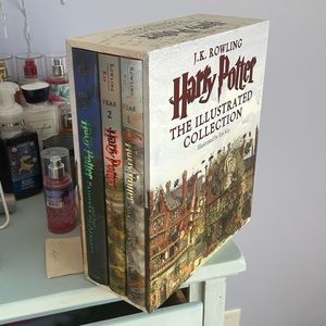 Harry Potter The Illustrated Collection Books 1-3. Books never opened